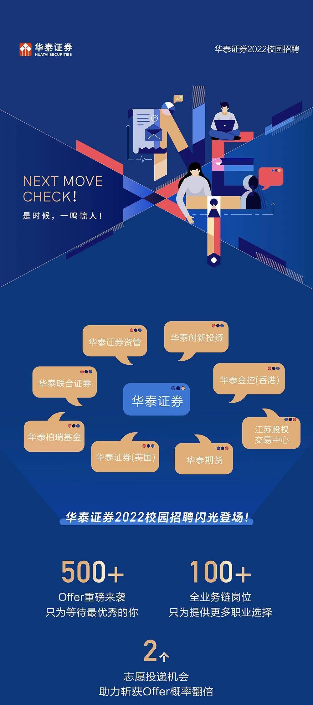 500offer华泰证券2022校园招聘闪光来袭覆盖30城市