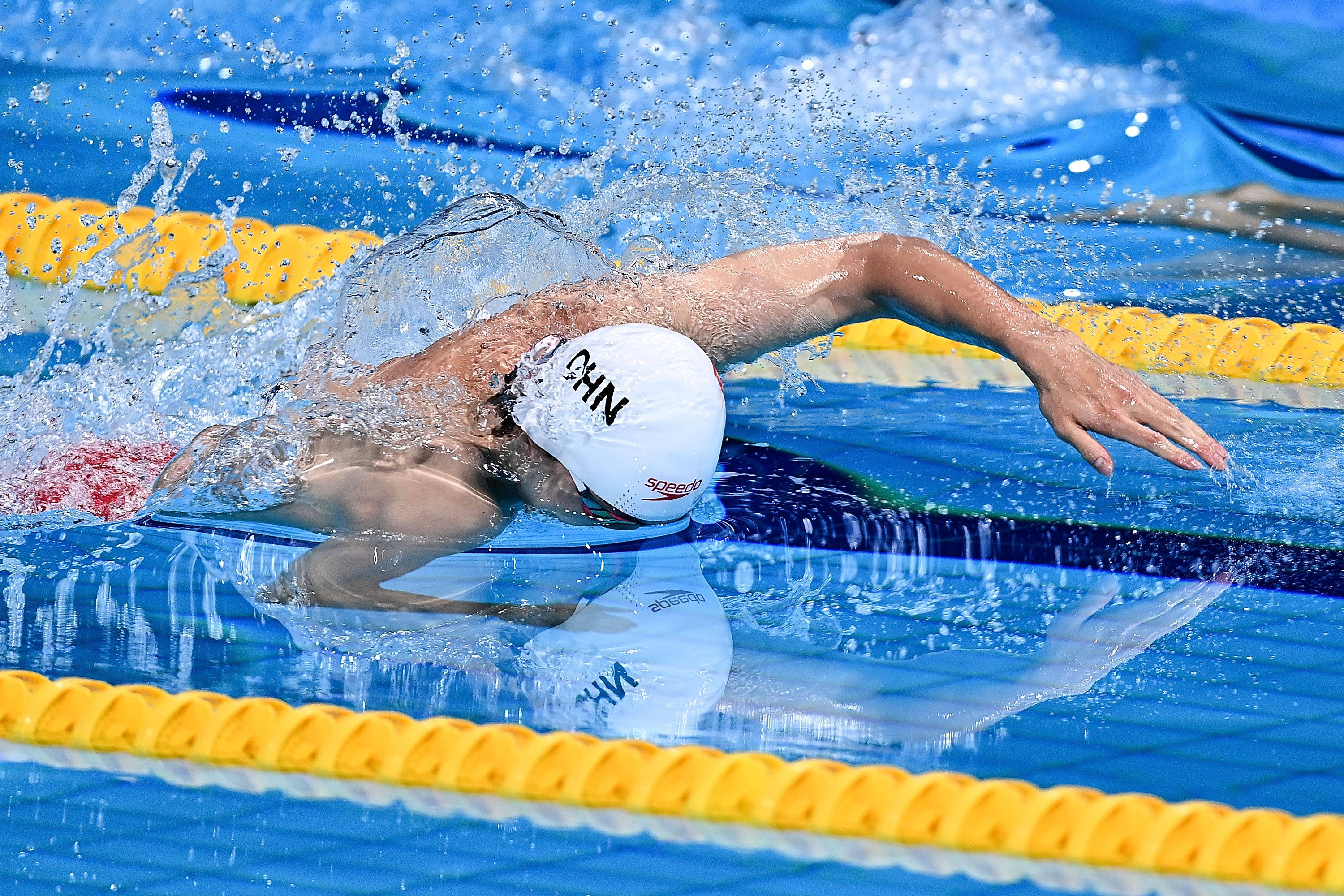 游泳——男子50米自由泳赛况