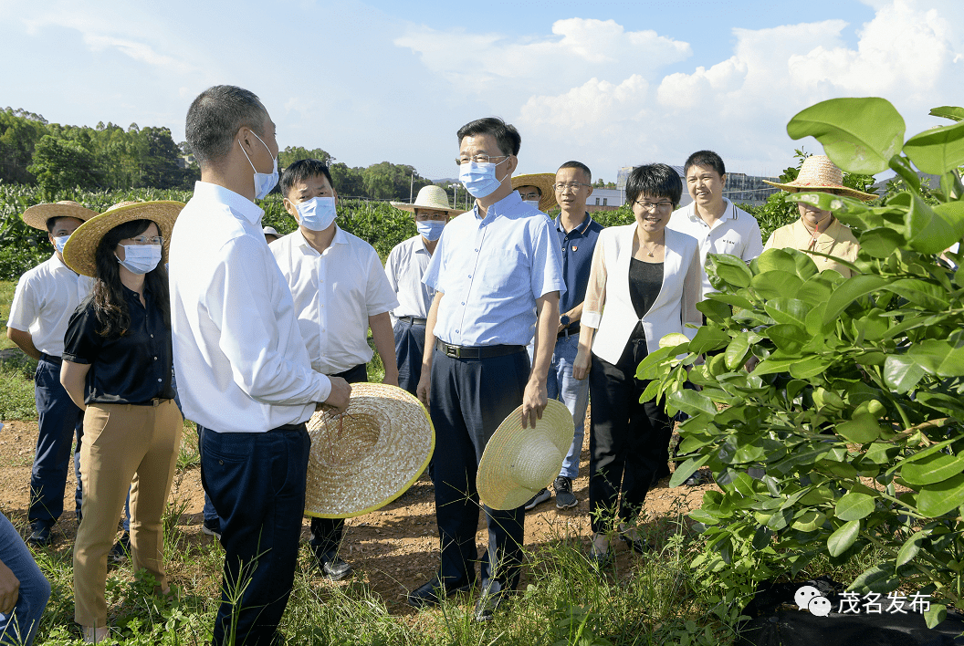 9月25日下午,市委副书记,市长庄悦群到化州,调研督导农村集中供水和