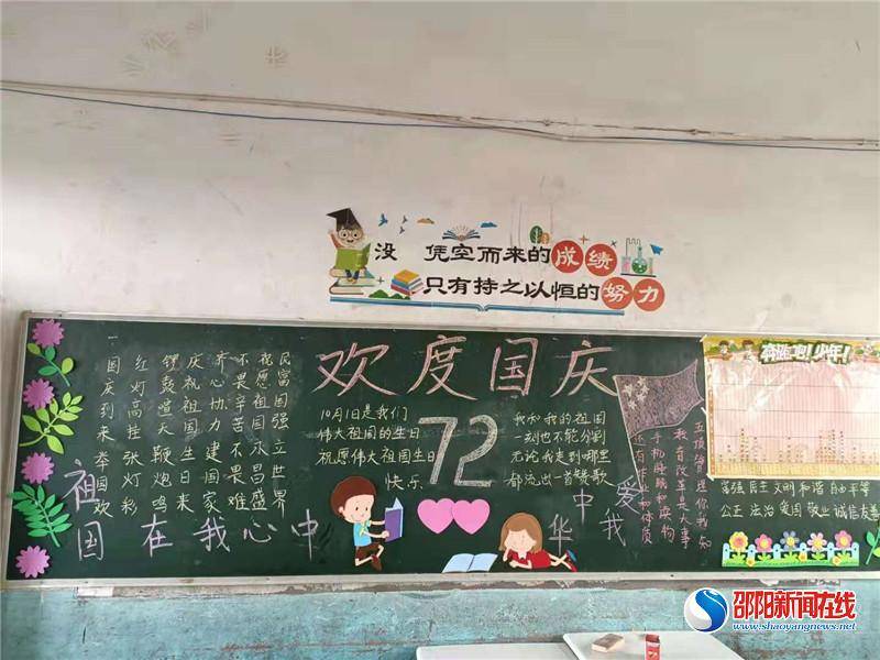 班级|隆回县北山镇中心小学举行“庆国庆”主题黑板报评选 隆回县北山镇中心小学：举行“庆国庆”主题黑板报评选