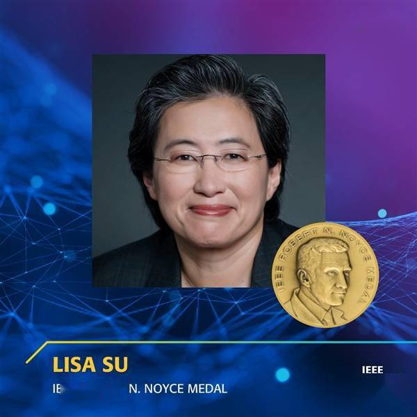 AMD苏妈荣膺“半导体诺贝尔奖”！史上第一位女性