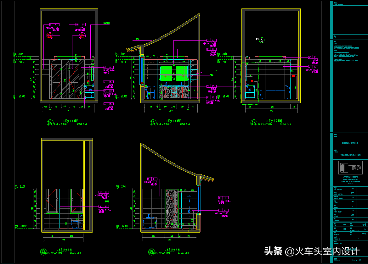 玫瑰园新中式别墅全案设计概念深化方案cad施工图软装物料