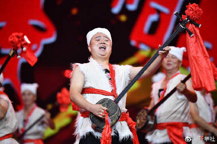 大图|第十四届全运会闭幕式举行 文艺表演高清大图来了