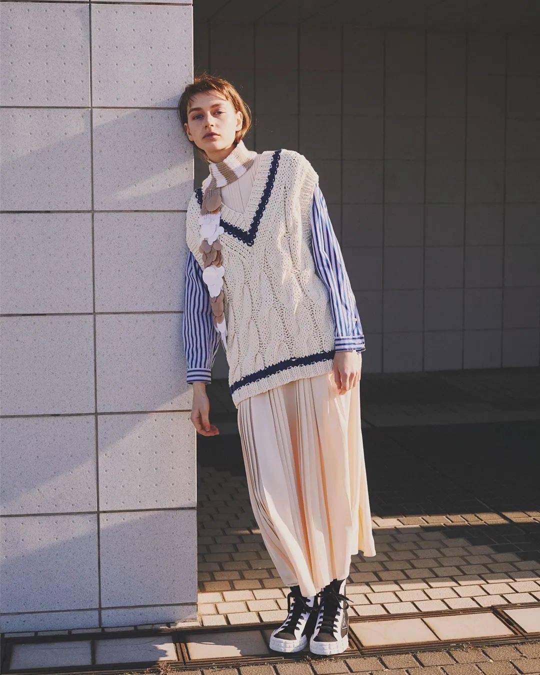 -End- 毛衣+裙子，最气质打开方式，时髦炸了！