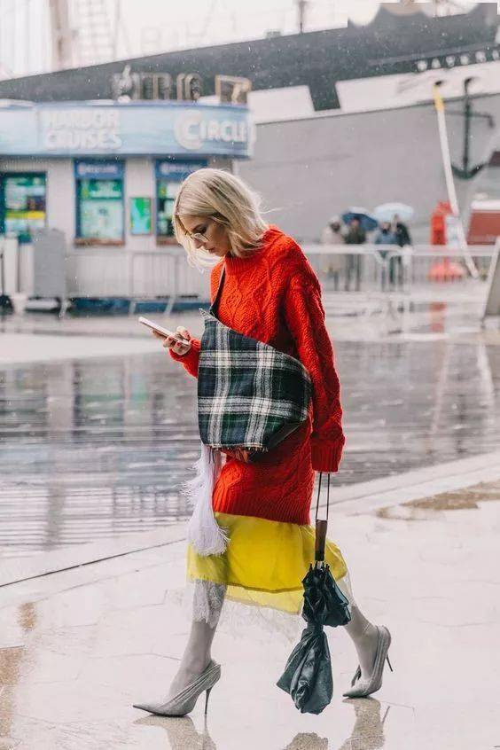 -End- 毛衣+裙子，最气质打开方式，时髦炸了！