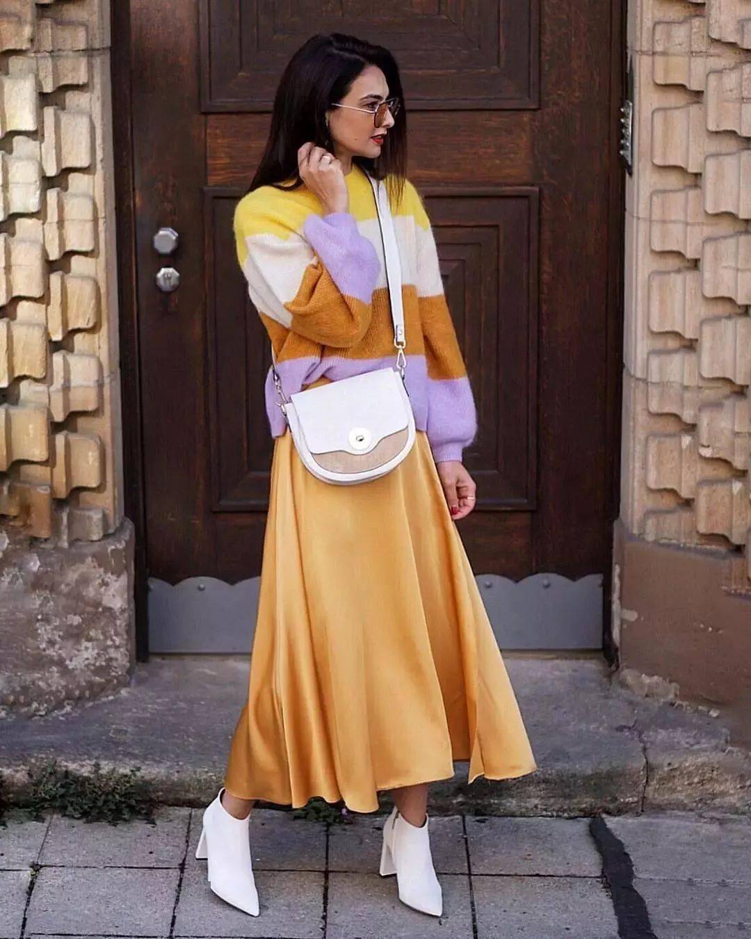 -End- 毛衣+裙子，最气质打开方式，时髦炸了！