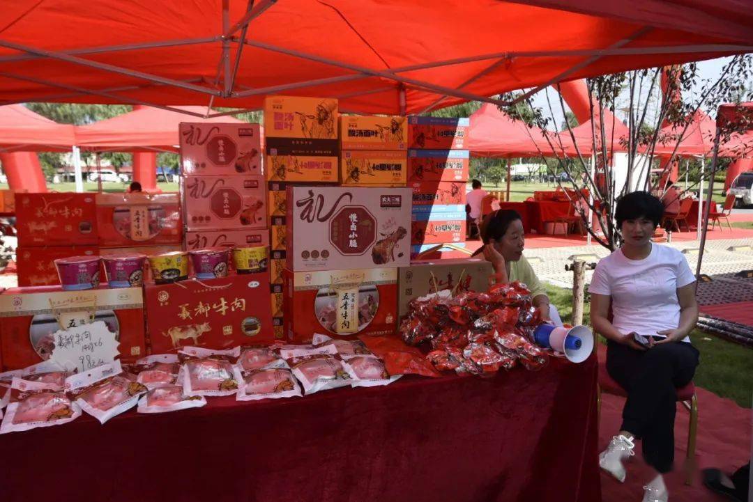 67淮阳区在久鸿万洋农博城搭建平台促销费保增长双丰收