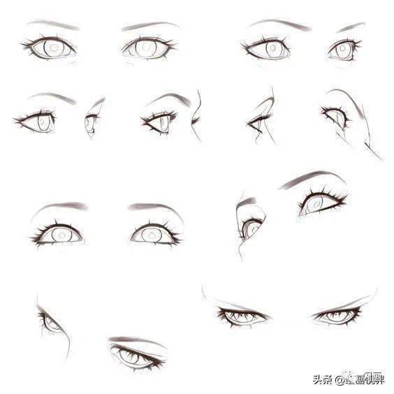 360度全方位教你如何画眼睛
