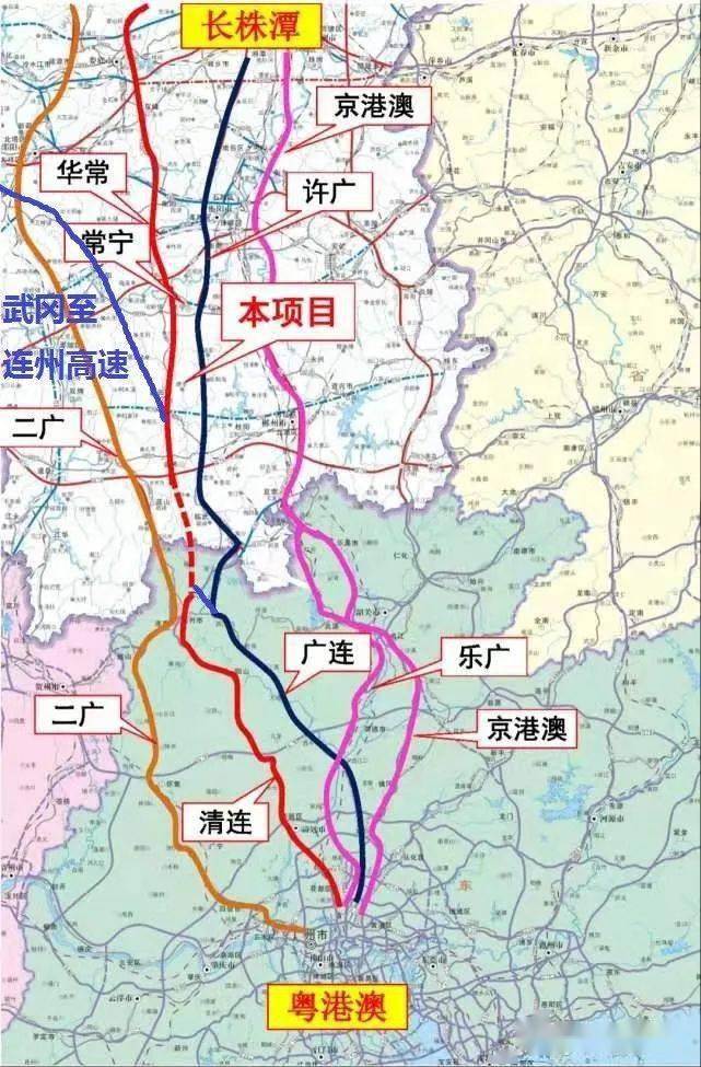 广连高速路线图图片