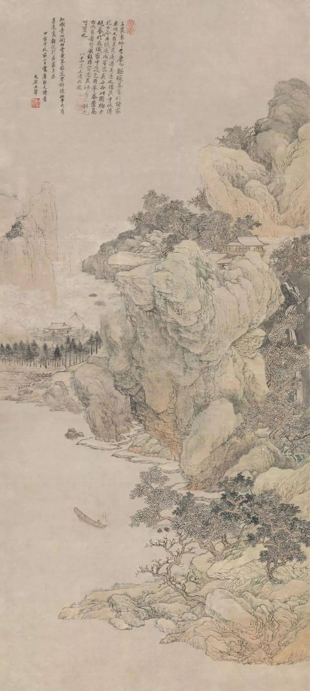 清代画家王翚高清山水画作品欣赏