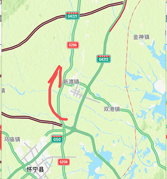 新318国道安庆段线路图图片