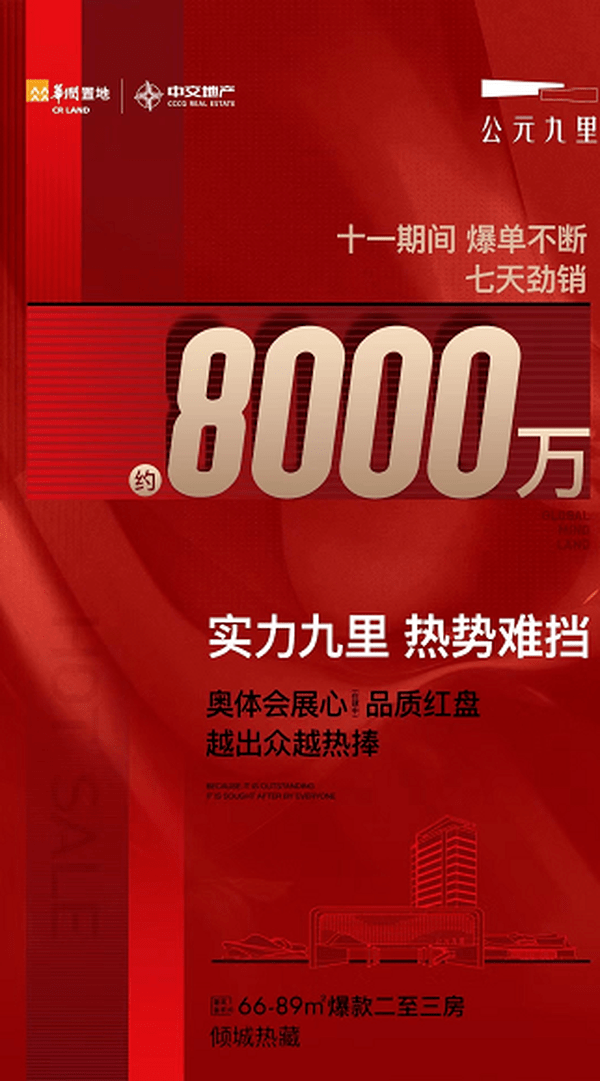 国庆黄金周有盘劲销8000万!后市大批纯新盘蓄势待发