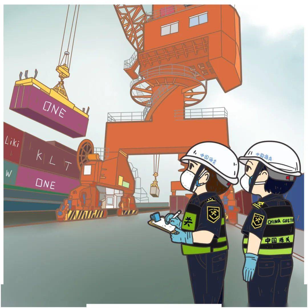 一组漫画带您了解不一样的海关现场