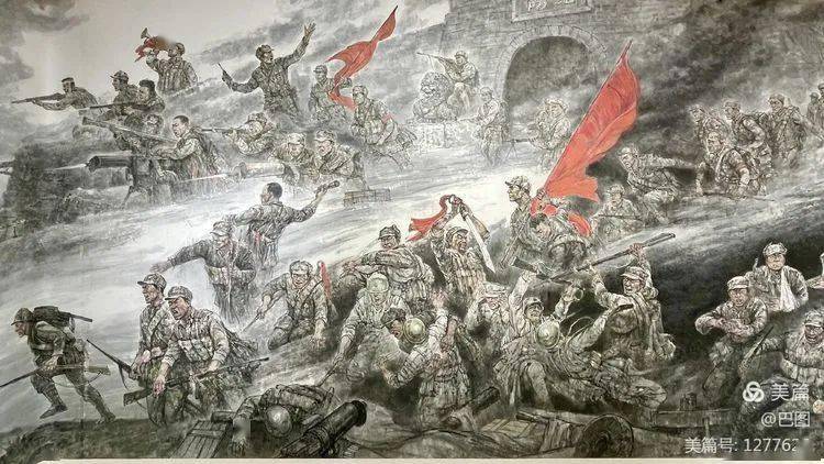 《解放洛阳1948》作品整体构思分"攻克——胜利——欢庆"三部分,通过