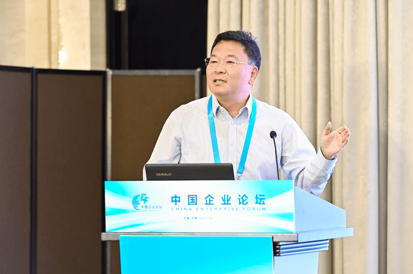 万华化学集团总裁寇光武在"国企改革三年行动攻坚进行时"平行论坛上