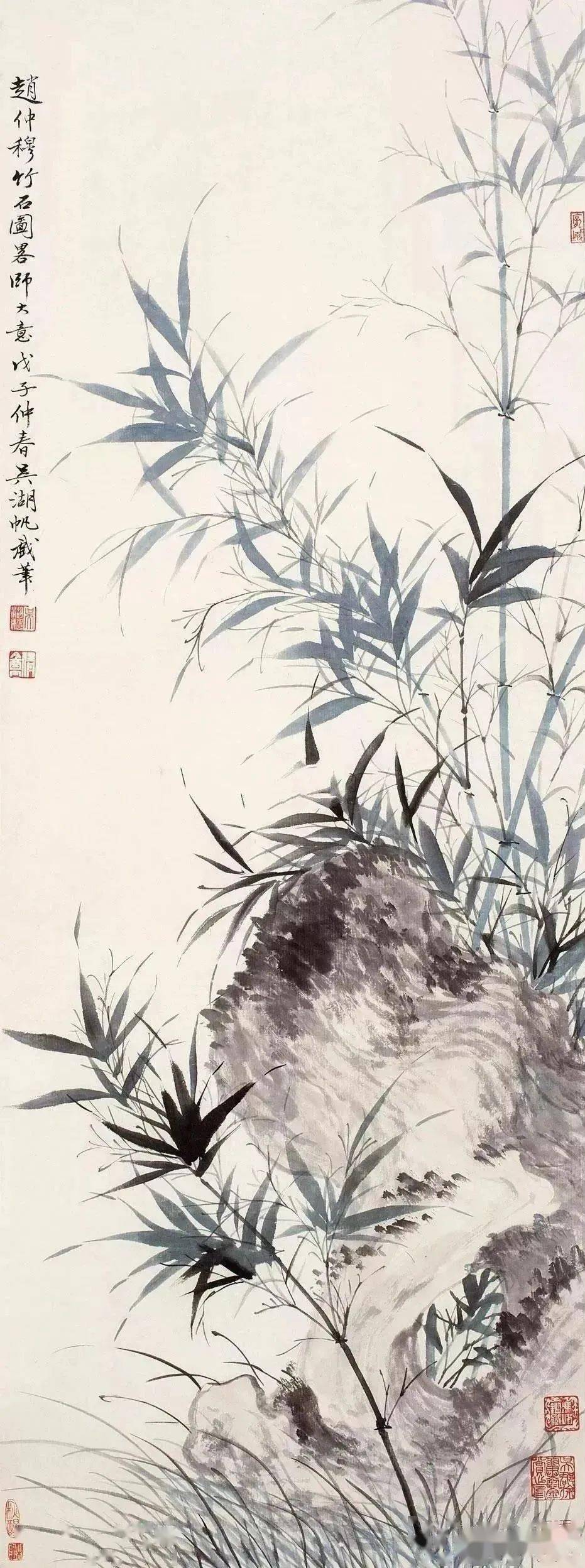 六大名家画竹,见风骨!