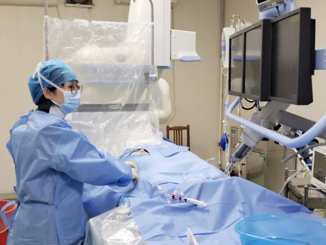 淄博市第四人民医院内二组成功开展脑血管造影检查