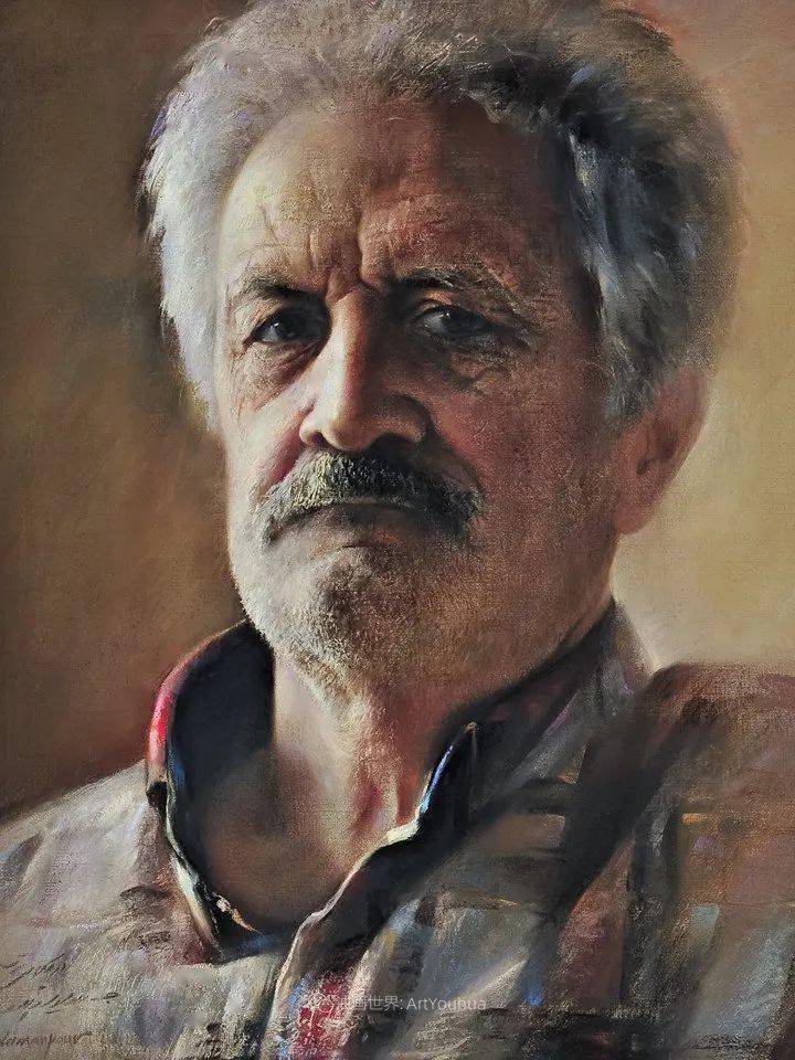 伊朗画家贾瓦德·索莱曼普人物油画作品欣赏_艺术