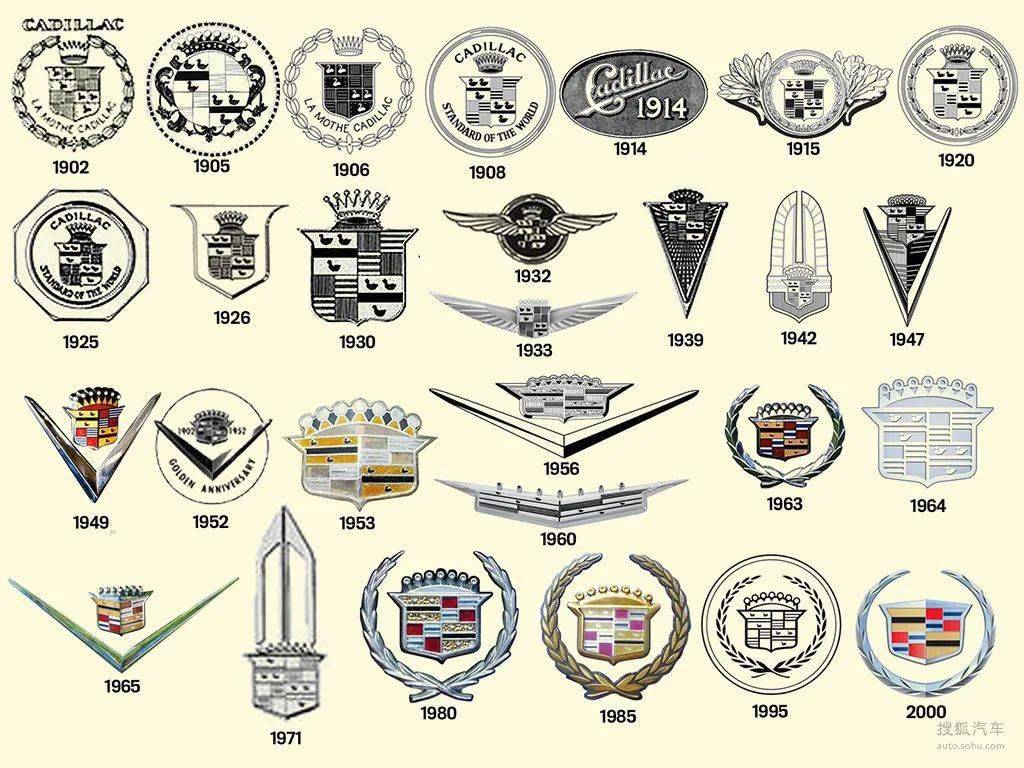 凯迪拉克换新logo,又是扁平_搜狐汽车_搜狐网
