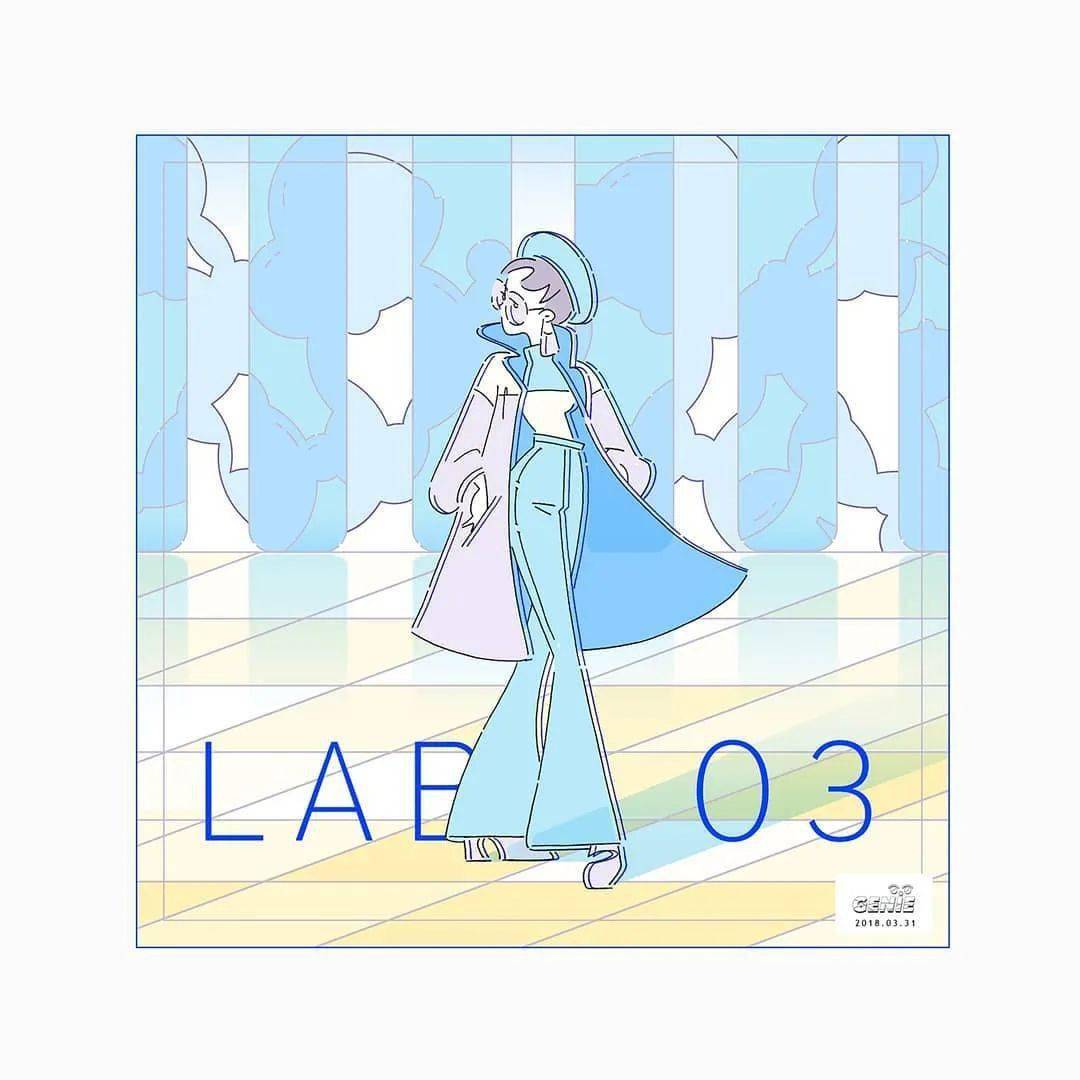 Genie 插画 | 未来主义也能唯美？空灵少女的梦幻世界