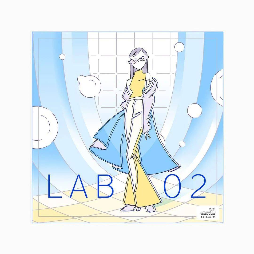 Genie 插画 | 未来主义也能唯美？空灵少女的梦幻世界