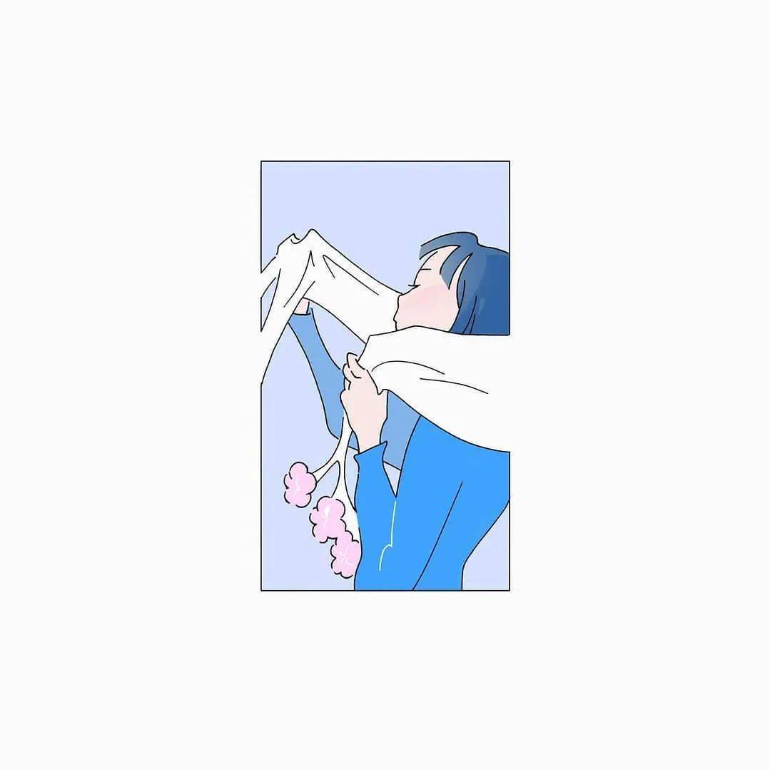 Genie 插画 | 未来主义也能唯美？空灵少女的梦幻世界