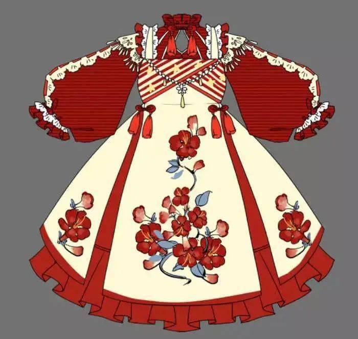 动漫衣服素材动漫服饰临摹