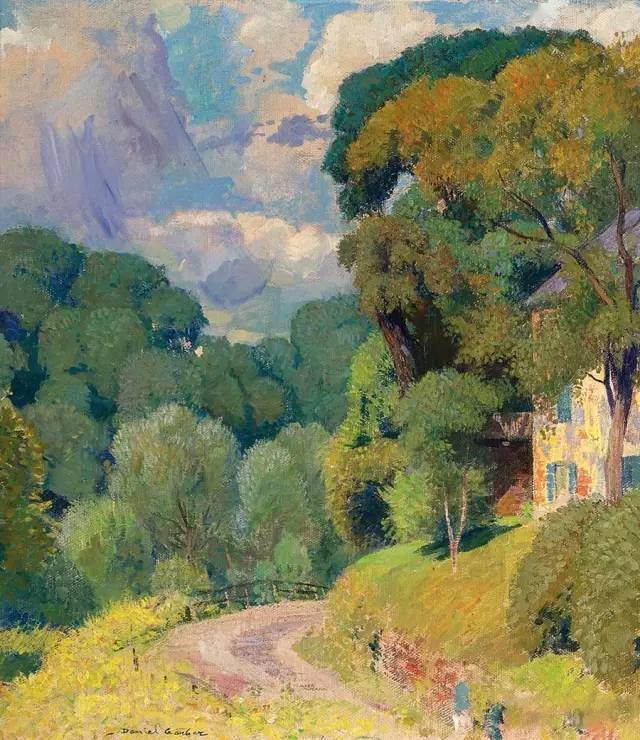 美国印象派画家丹尼尔·加伯风景油画作品欣赏