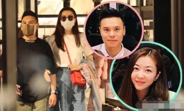 时间 熊黛林挽着老公逛商场，穿平底鞋还比老公高一头，特别真实的高！