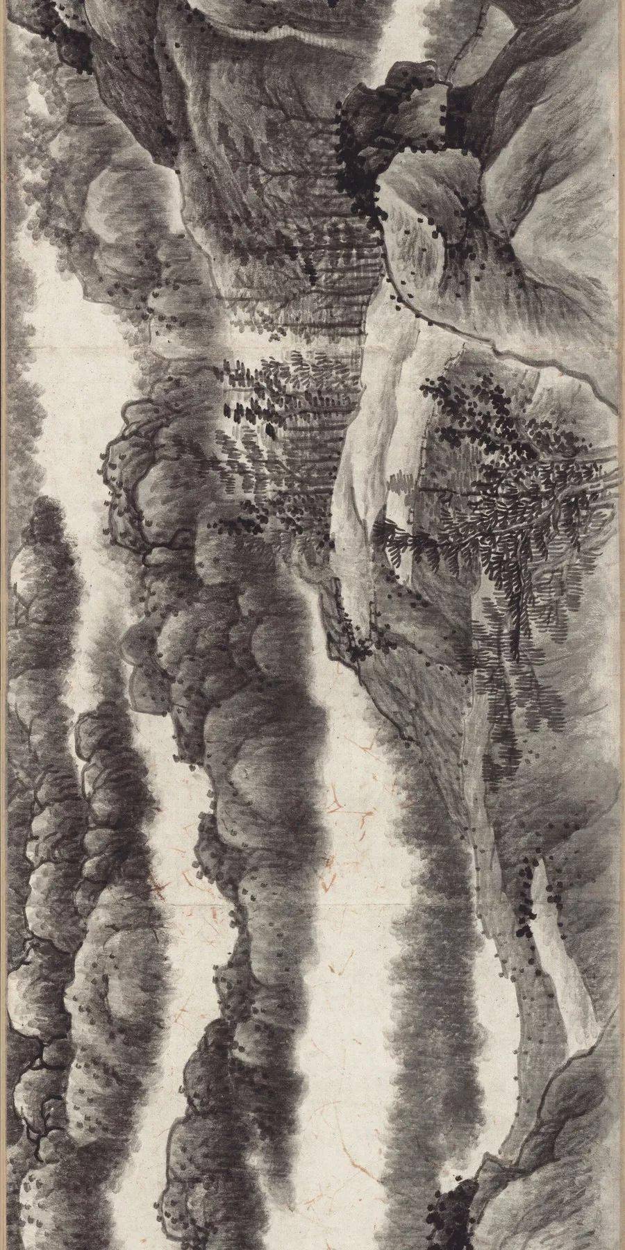 龚贤《千岩万壑图卷》,太精彩