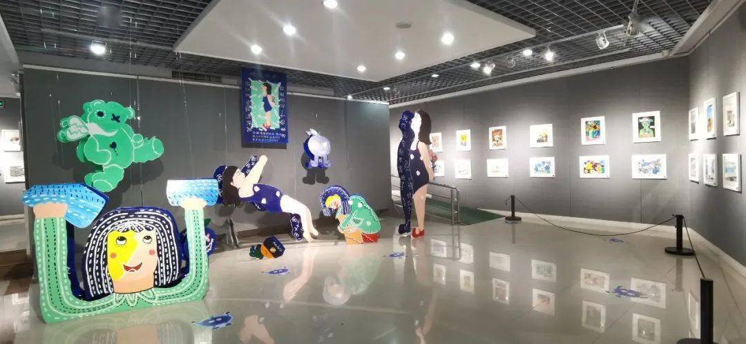 正在展出 | 2021年小央美儿童美术(西安)少儿艺术画展_孩子
