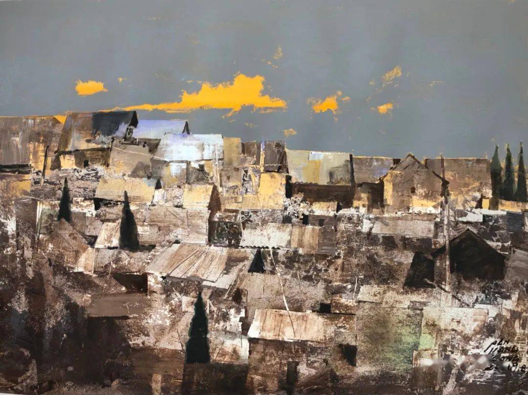 画出色2021右玉风景浙师大美术学院潘江龙教授水彩作品