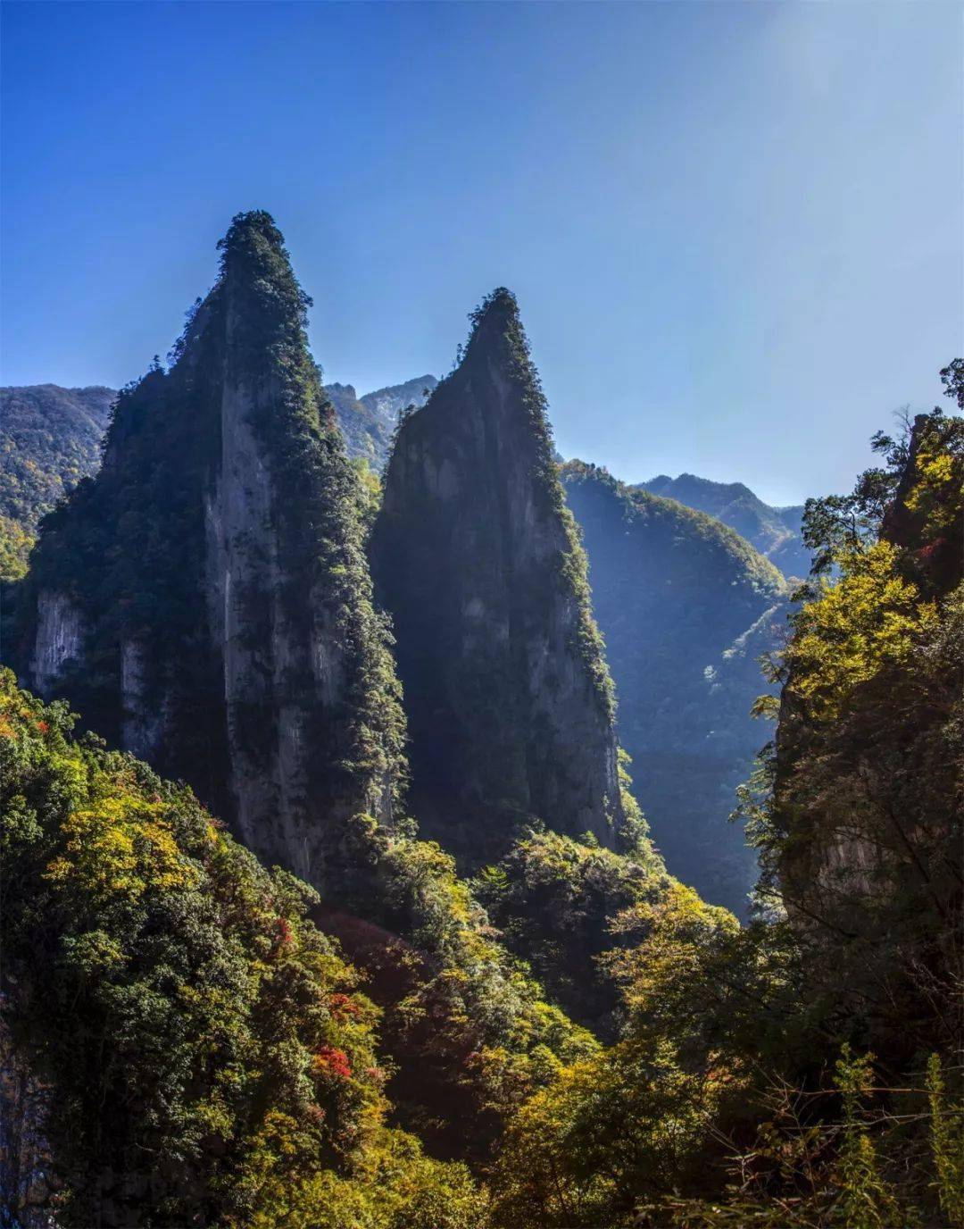 给你点颜色瞧瞧来自巫山的视觉盛宴