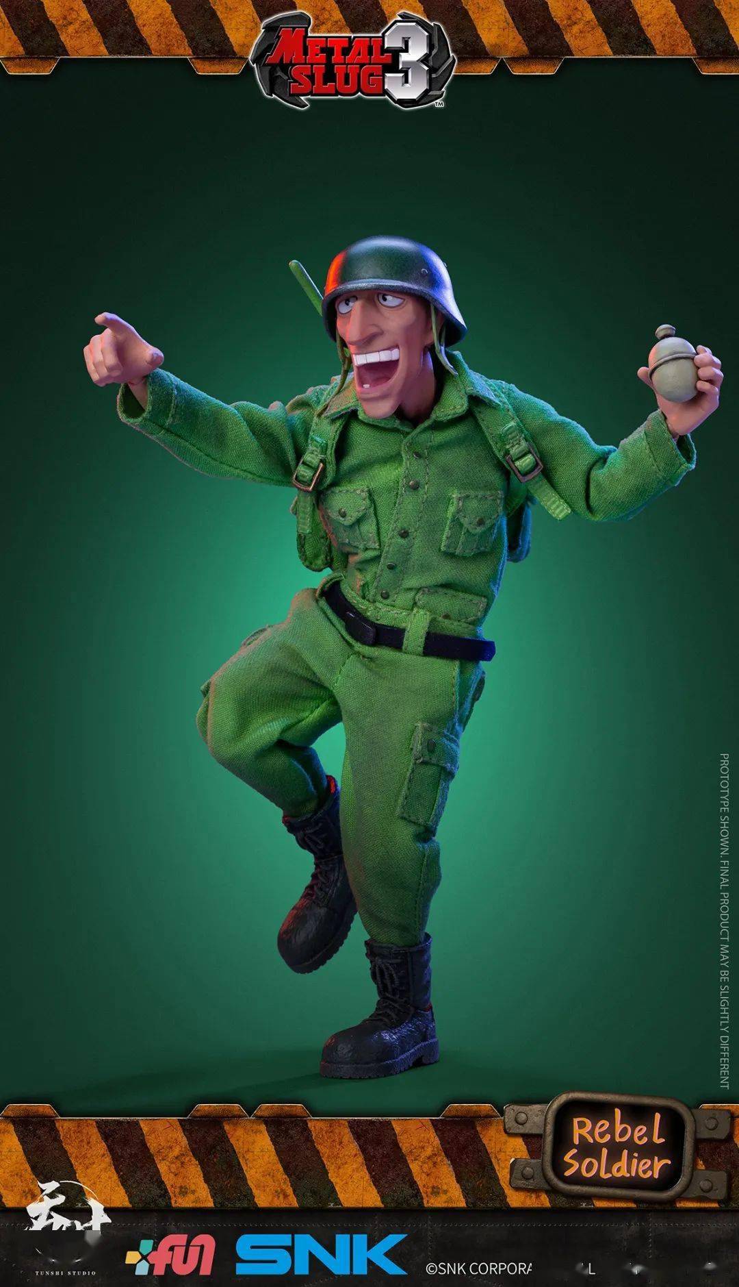 67新品预定吞时工作室112合金弹头3反抗军士兵