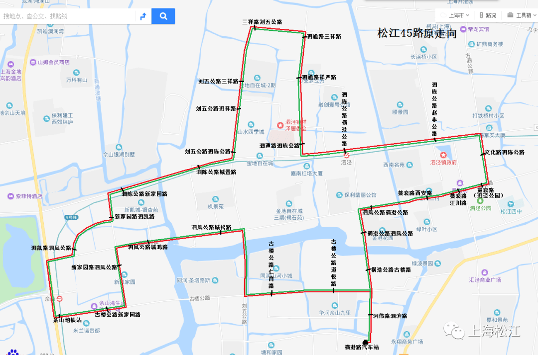 松江23路公交车路线图图片