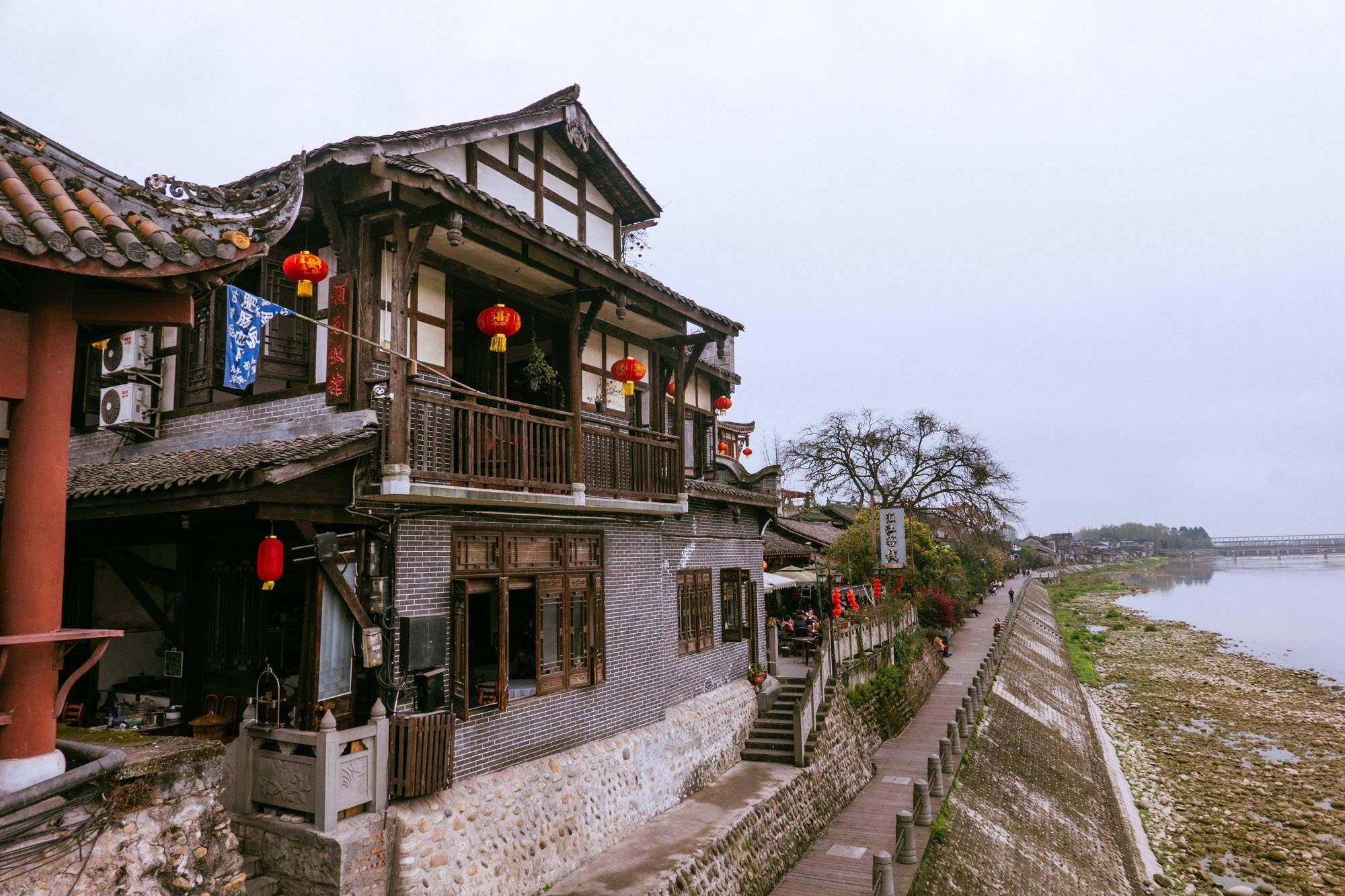 元通古镇成都周边没有商业化的古镇你可一定不要错过了