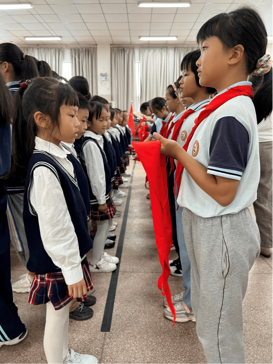 我是少先队员啦余杭区良渚第一小学二年级入队仪式