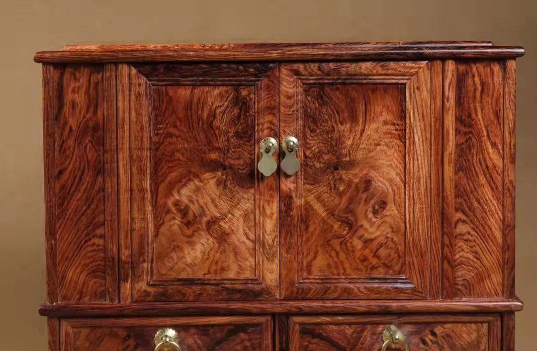 海南黄花梨油梨老料【小圆角柜】