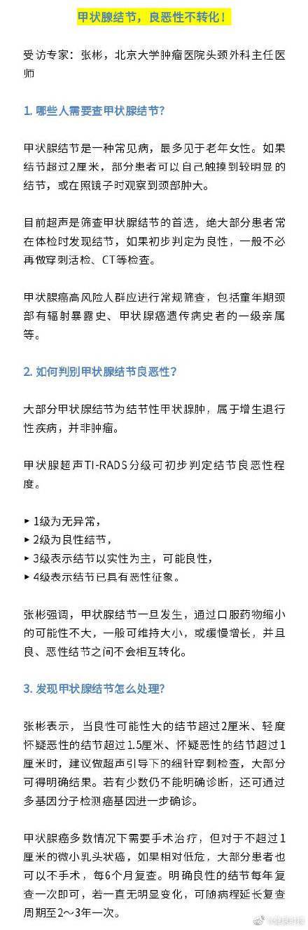 體檢|體檢發現的常見結節，哪些會癌變，哪些平安無事？
