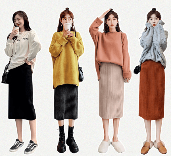 名媛 搭配神器！秋冬必入针织裙，保暖又显瘦，穿出优雅名媛气质，承包你的整个秋冬！