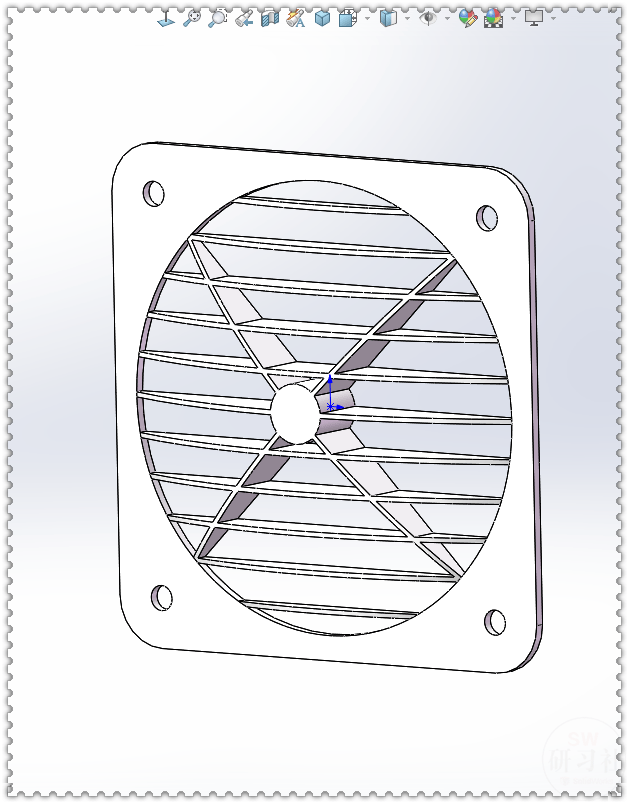 solidworks钣金里的通风口,还能当实体工具使用