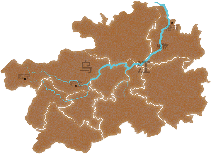 乌江地图位置图片