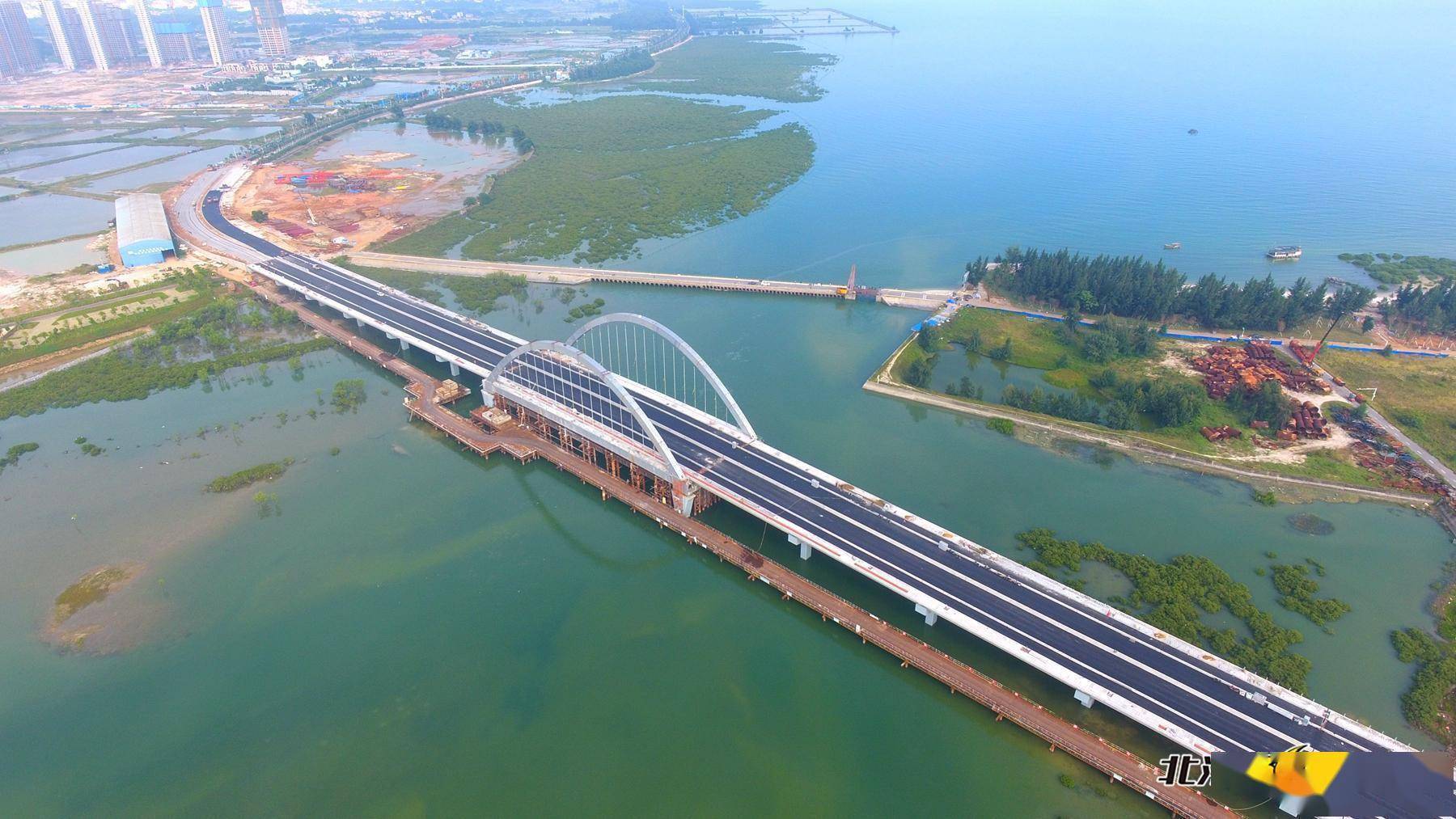北海冯家江大桥图片