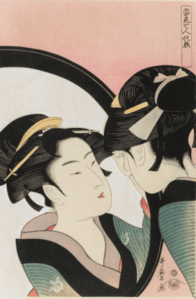 李可染画院藏铃木春信 日本江户时代(1603—1867)夕立李可染画院藏