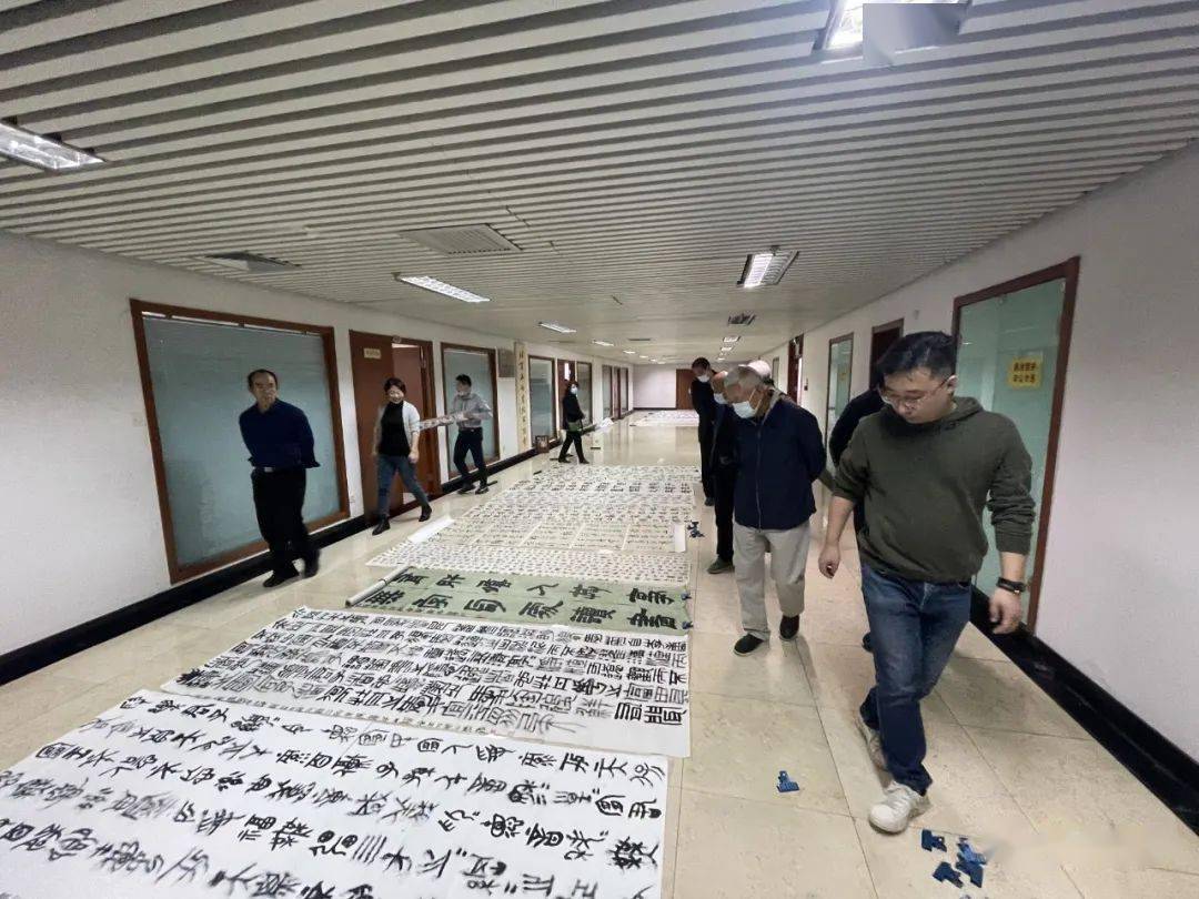图文平谷区文联书法家协会开展第十三届上元雅集提名书家作品评选工作