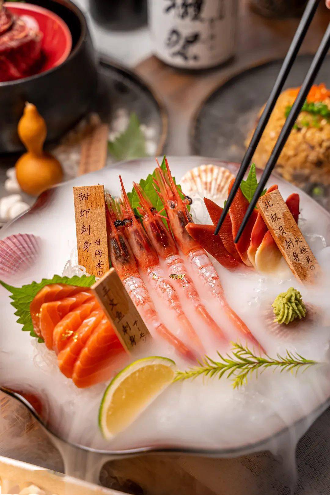 "刺身控看到这都走不动路"