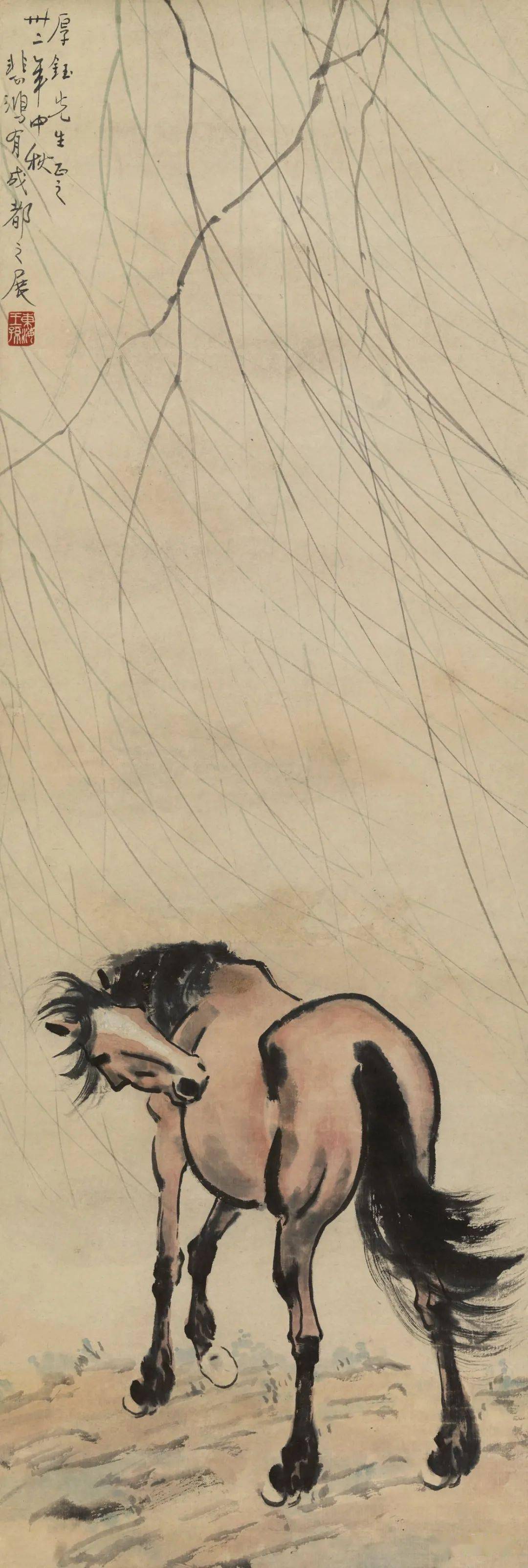 徐悲鸿画马马蹄比女人的高跟鞋还难画高清70图