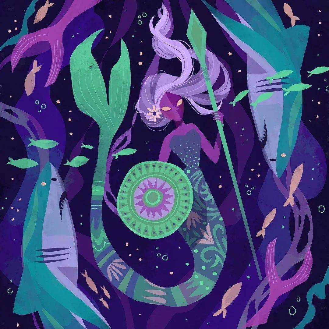 荞头插画分享第308期印度插画师chaayaprabhat