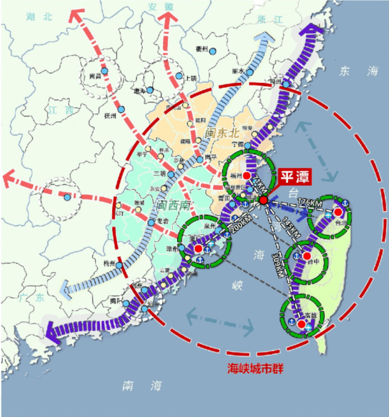 1萬畝地塊規劃公示!鐵路貫穿直達高鐵站,海峽城市群範圍曝光_平潭