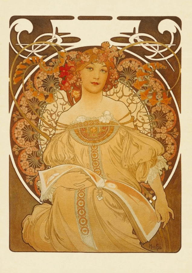 生命之爱在尘世显现穆夏